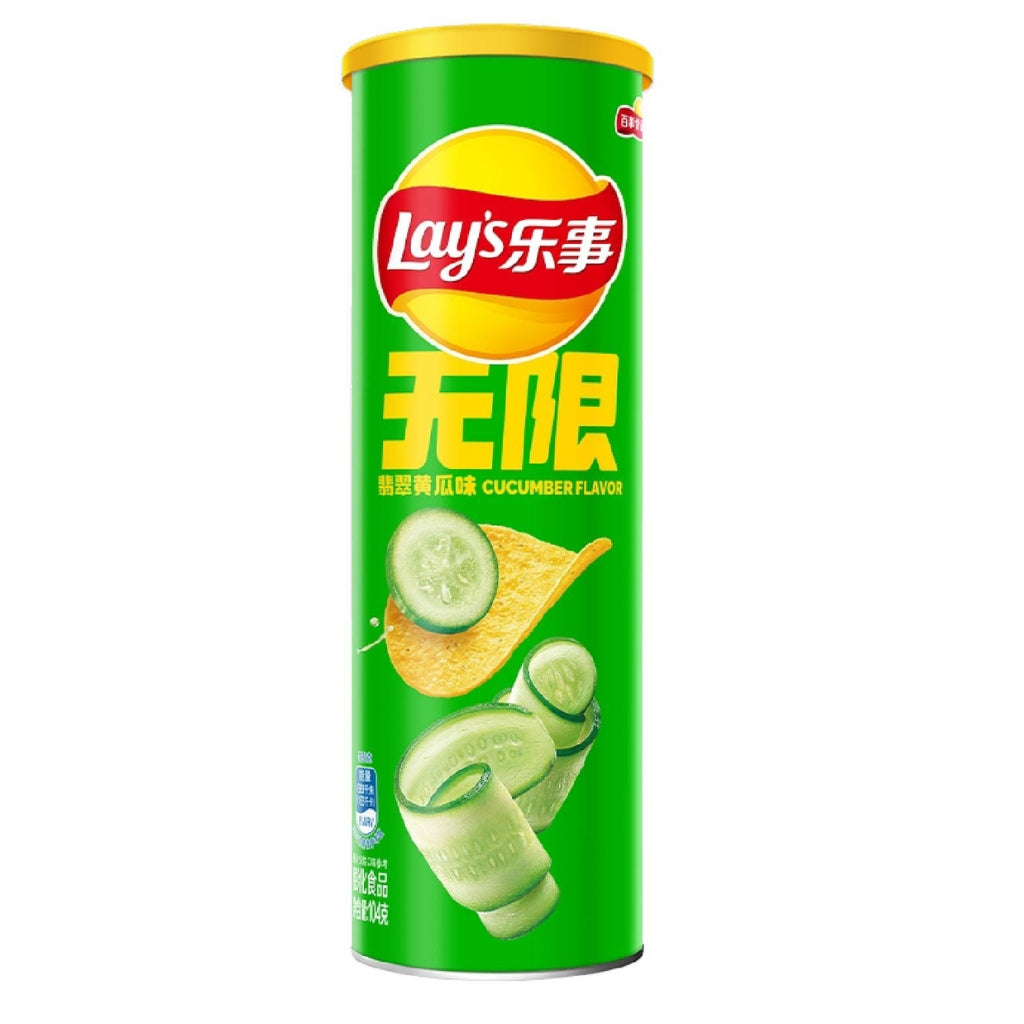 Lay's Canned Potato Chips - Cucumber 90g - 24 Per Case