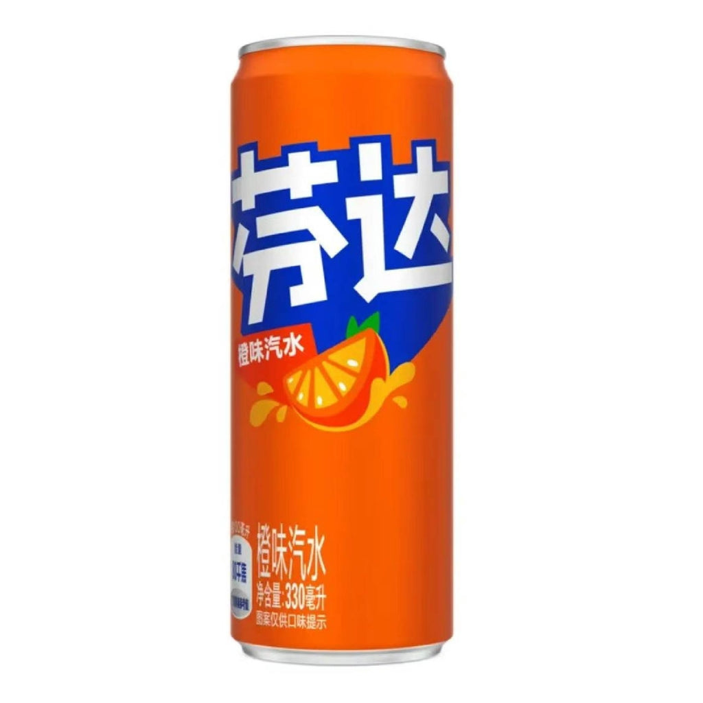 Fanta Can - Orange 330ml - 12 Per Case