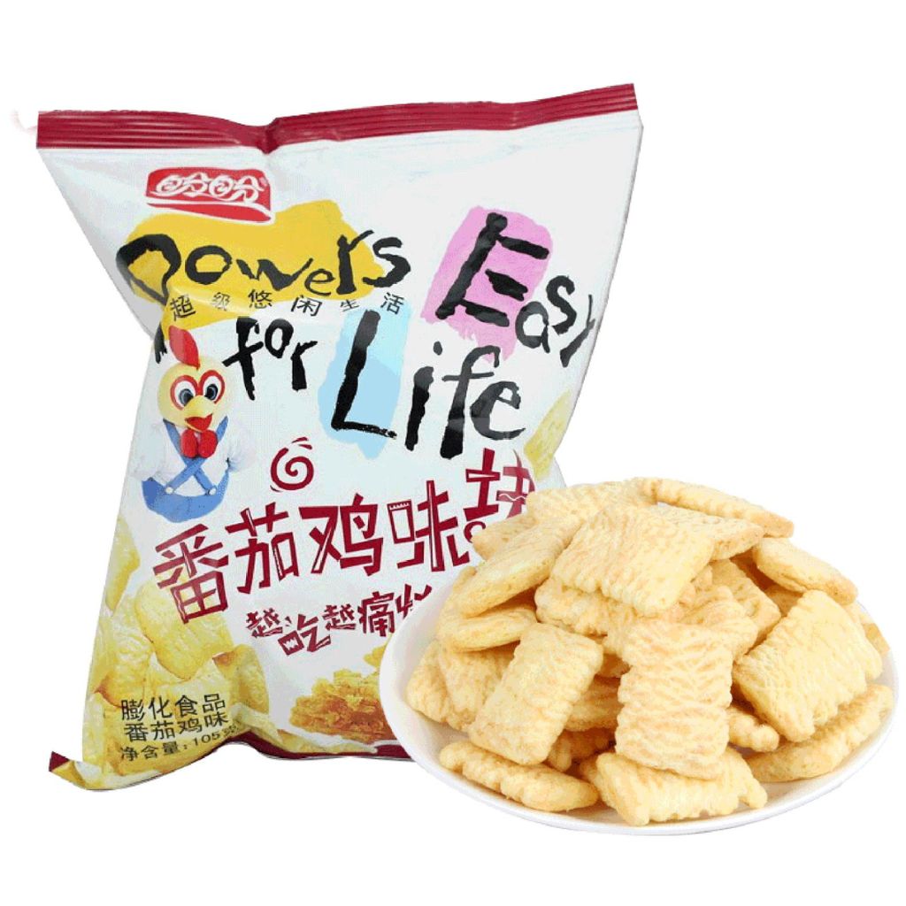 Panpan Chicken Rice Nuggets - Tomato Chicken 105g - 32 Per Case