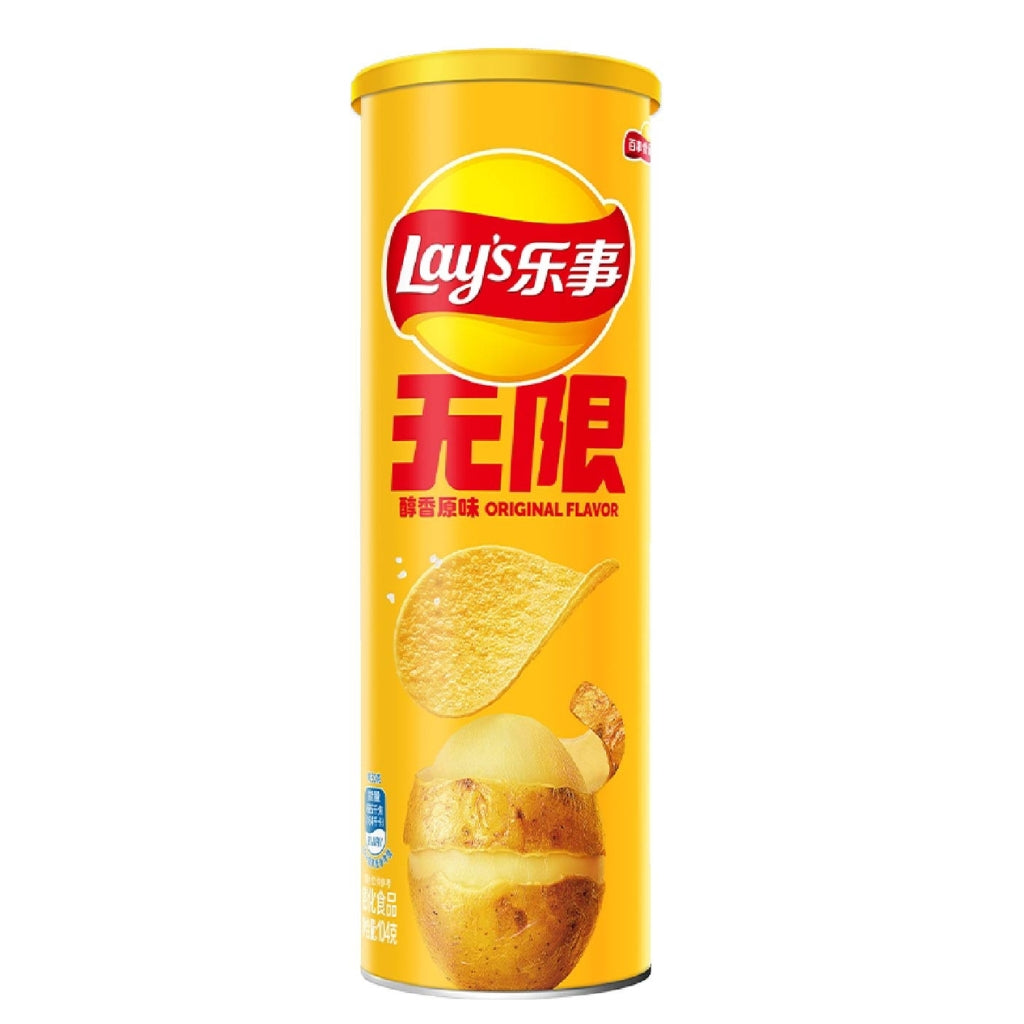 Lay's Canned Potato Chips - Original 90g - 24 Per Case