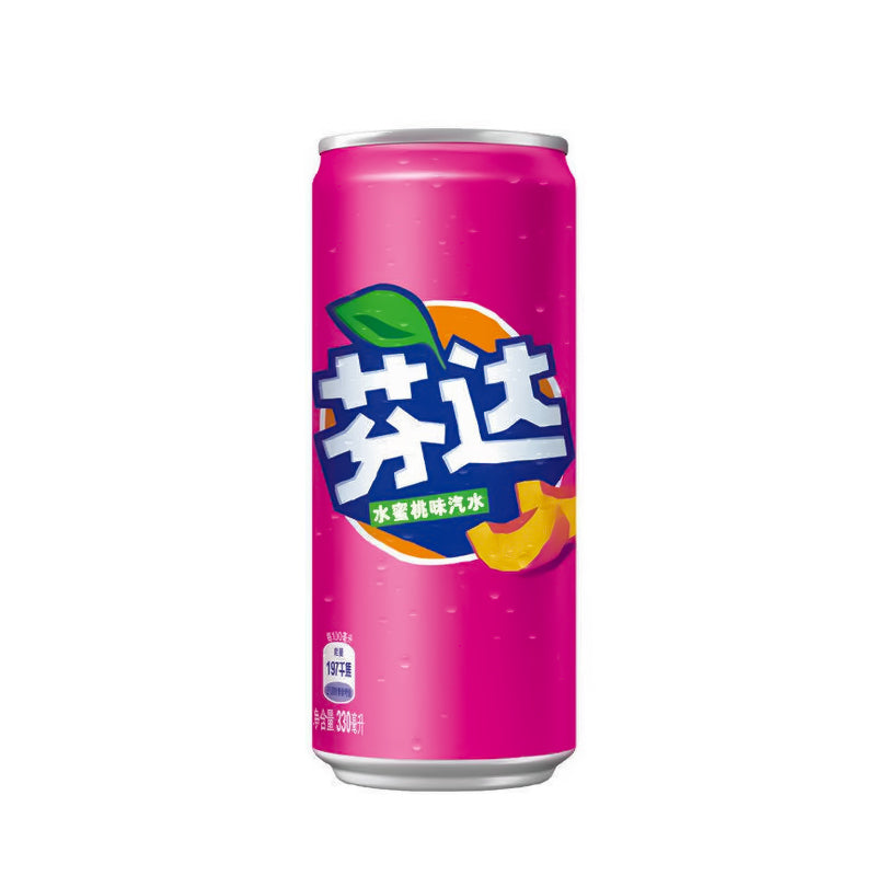 Fanta - Peach 330ML - 12 Per Case