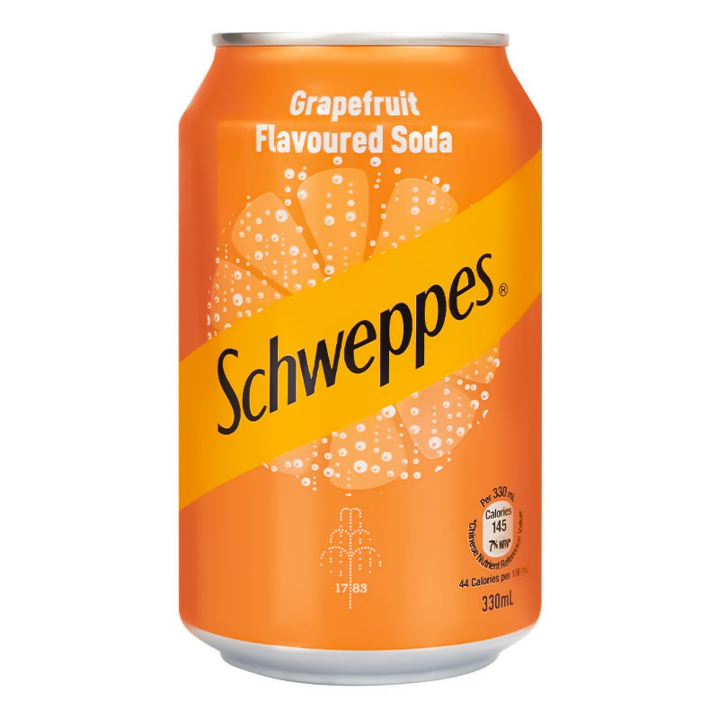 Schweppes - Grapefruit 330ML - 24 Per Case