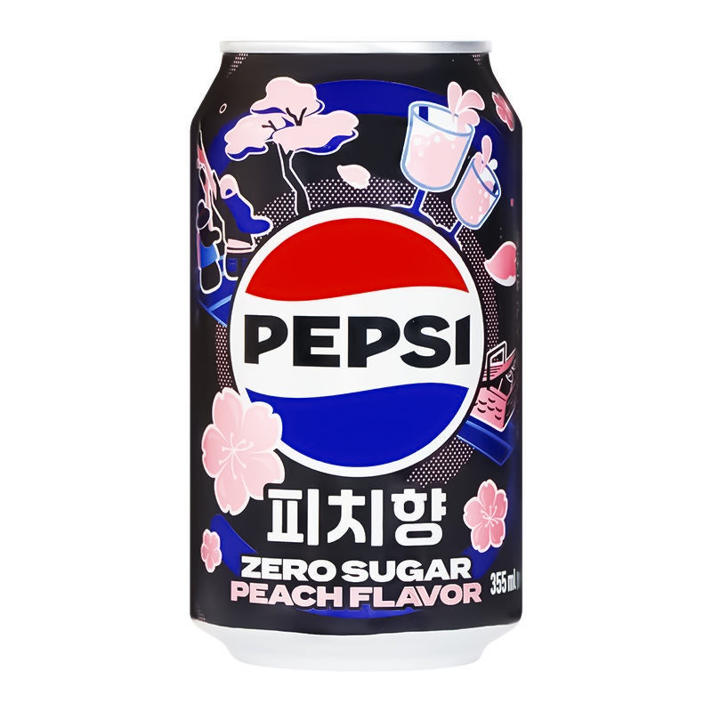 Pepsi Korea - Peach 355ML - 24 Per Case