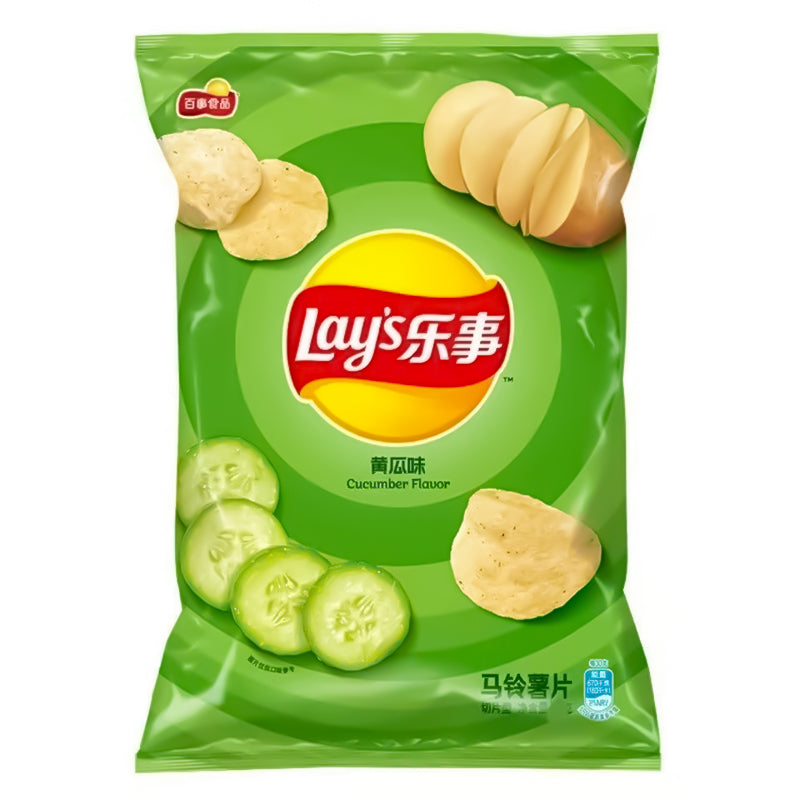 Lay's Potato Chips 70g - cucumber黄瓜味