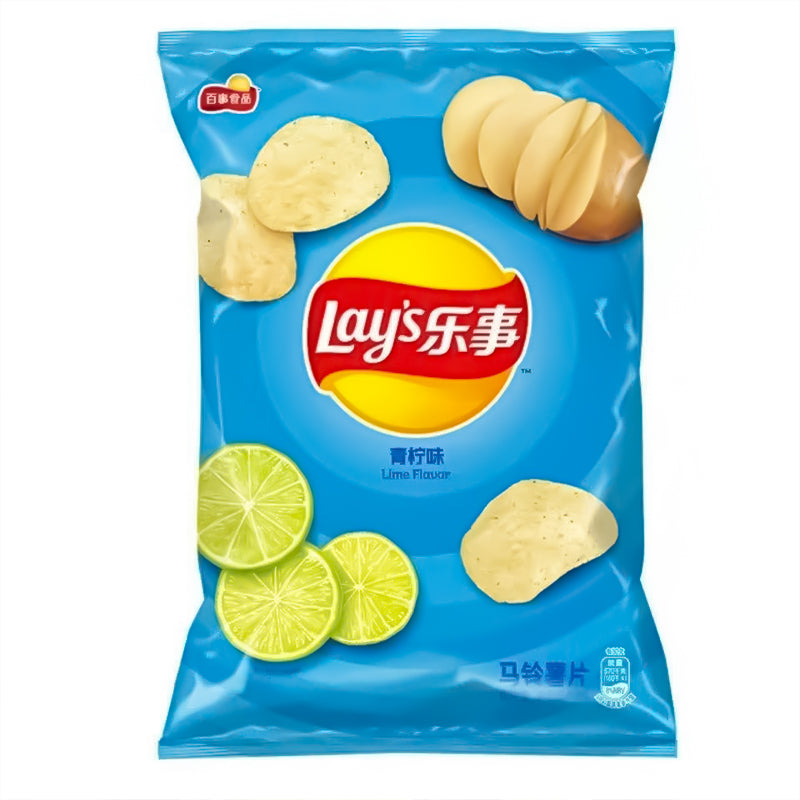 Lay's Potato Chips 70g - lime flavor青柠味
