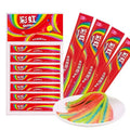 Skittles Sour Strip Noodle - Colorful Fruit 9G - 288 Per Case